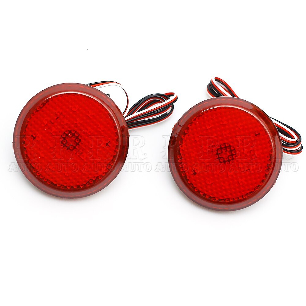 1 Pair New LED Rear Bumper Brake Light for Toyota for Corolla for Sienna for Nissan Qashqai
