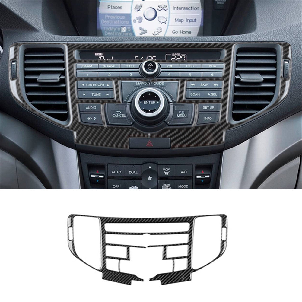 37Pcs Carbon Fiber Full Interior Kit Cover Trim Sticker for Acura TSX 2009-2014