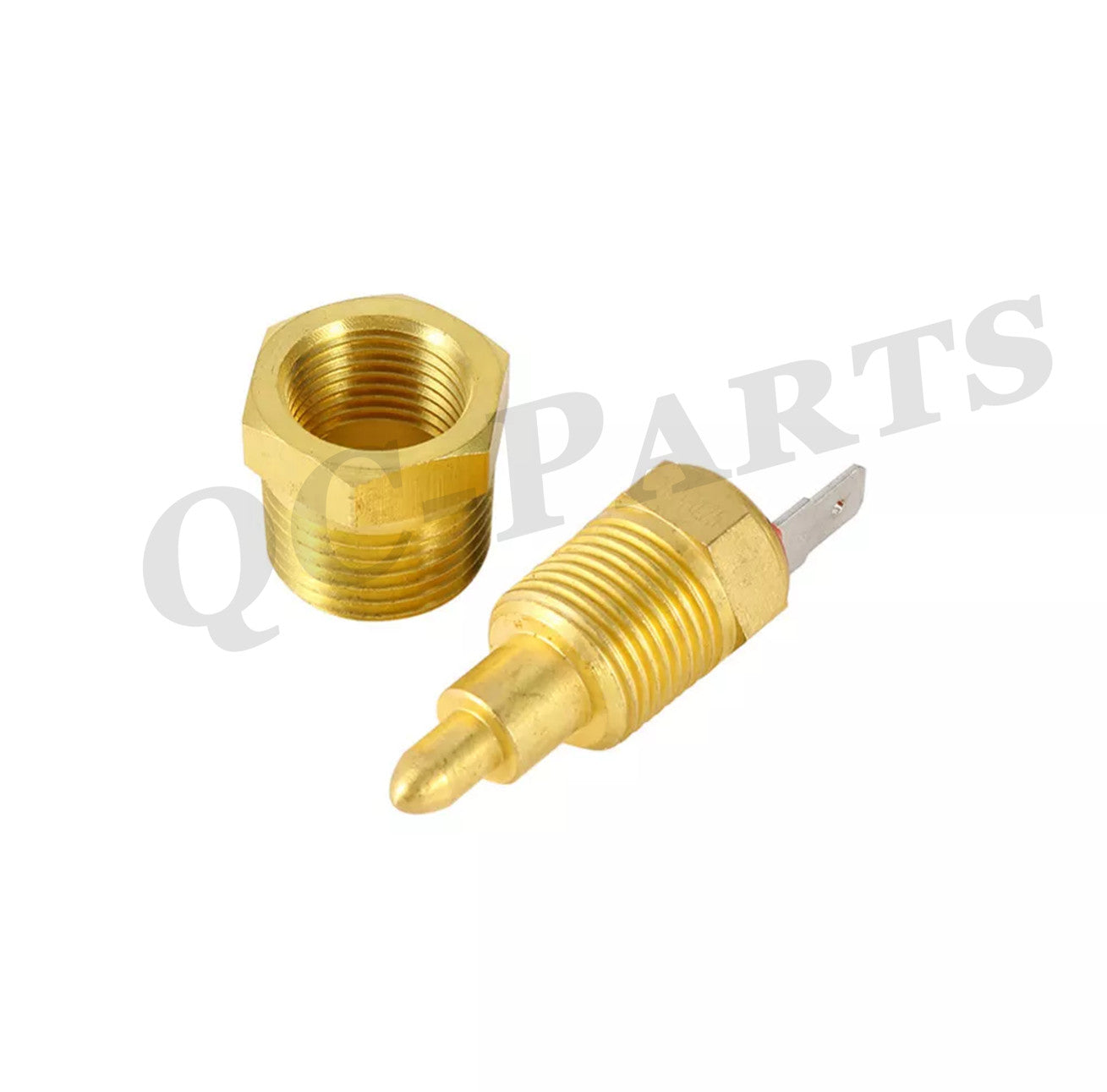 Car cooling fan thermostat temperature sensor switch 3/8 inch NPT with diagonal nuts