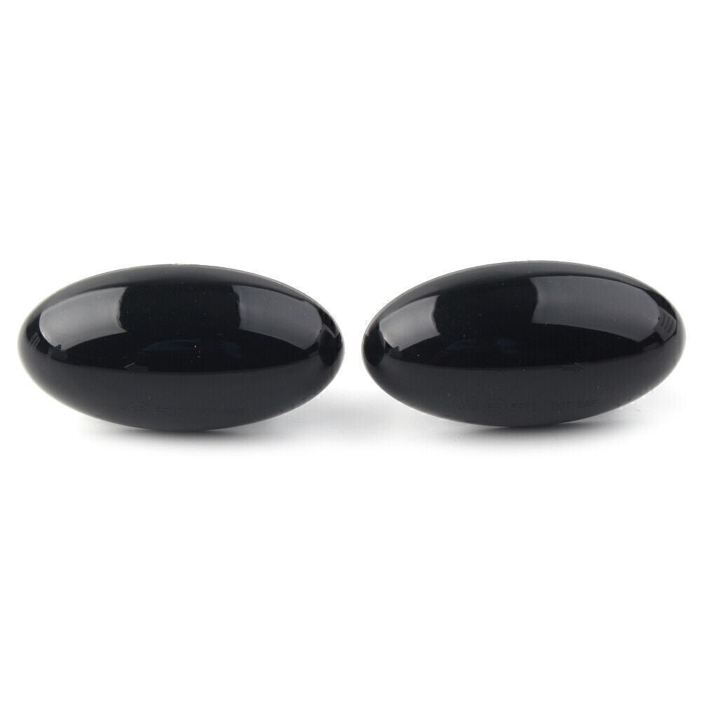 LED Dynamic Signal Side Marker Light for Peugeot 307 206 607 407 107 Black