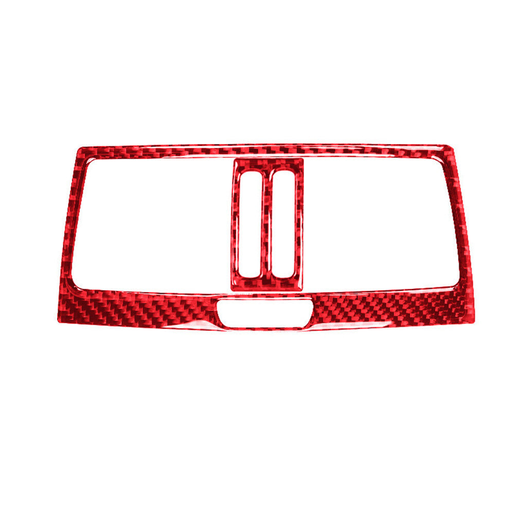 Red carbon fiber rear vent outlet for BMW X5 E70 X6 E71 2008-13 type C