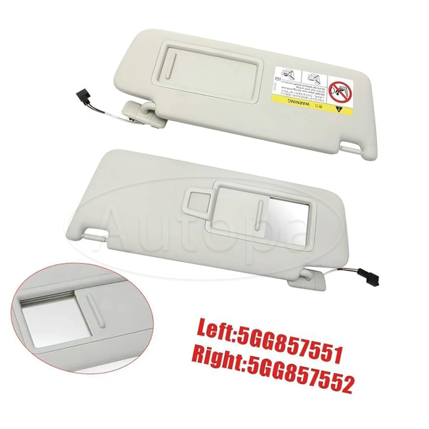 Front Sun Visor Panel With Makeup Mirror for Golf 7 for Jetta MK7 for Passat B8 T-Cross