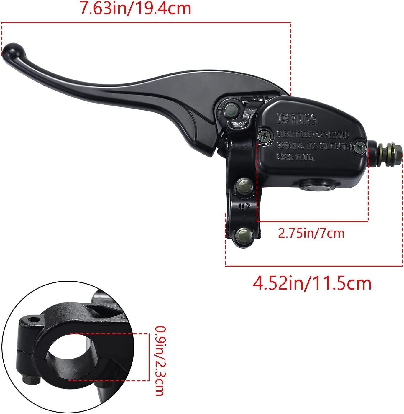 Brake Master Cylinder Lever for Polaris ATV Sportsman400 500 600 700 800 Magnum
