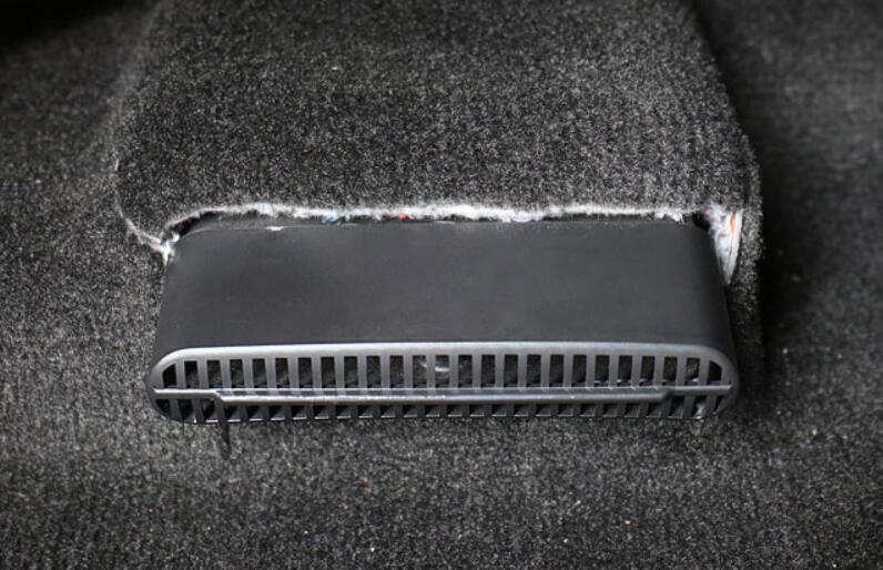 for Seat LR Air Outlet Dust Cover Trim 2PCS for Ford Explorer 2011-2019 Paint Black