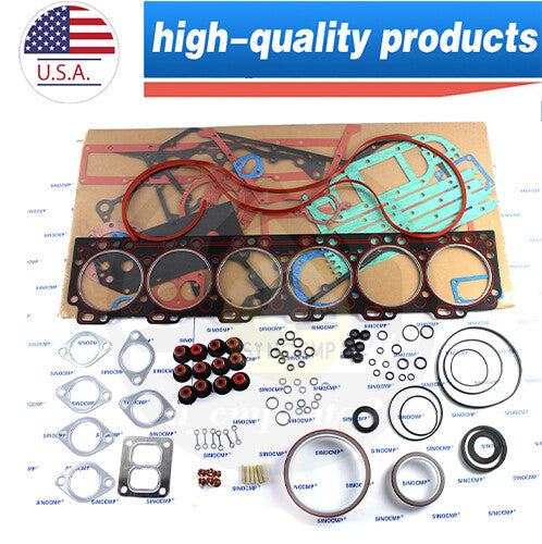 Fit Engine Diesel 8.3L Tractor Engine Overhaul Gasket Kit 6C 6CT 6CTA US