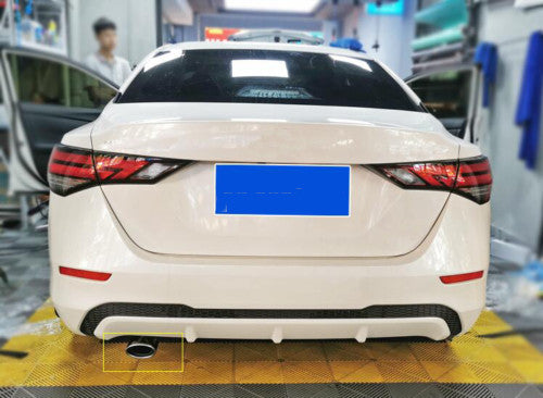 for Nissan Sentra 2020-2022 Silver Exhaust Muffler Tail Pipe Tip Tailpipe Trim
