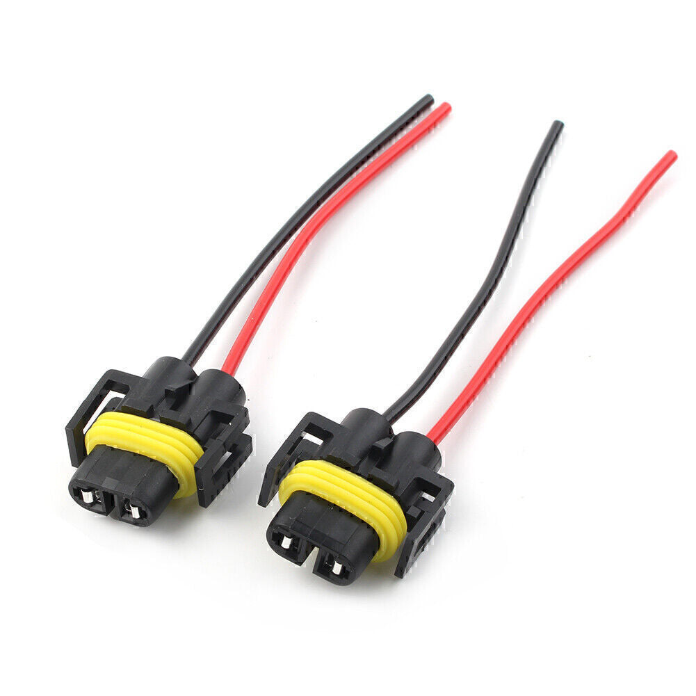 Wire Pigtail Female P S 880 Fog Light Two Harness Bulb Socket Connector Plug