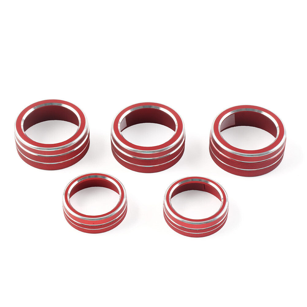 for Honda Accord 10th Generation 2018-22 Control Switch Knob Ring Cover Trim Red