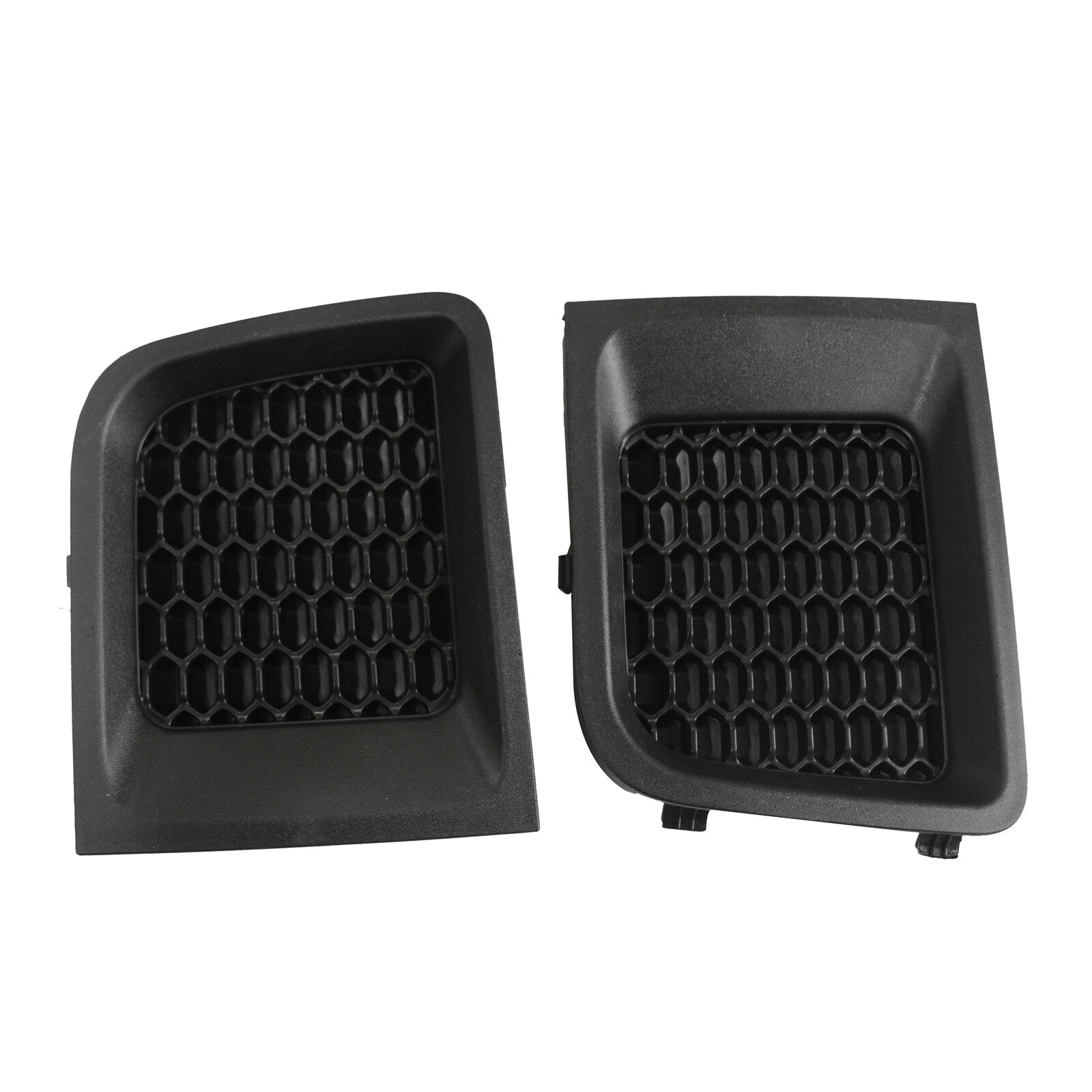 Pair Front Bumper Lower Grille Grill Covers Bezels 2015-2018 for Jeep Renegade