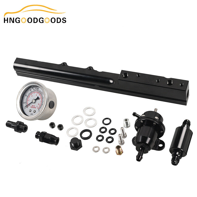 Fuel pressure regulator gauge rail fuel rail kit for B series B16 B18 B20