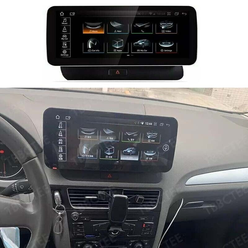 for AUDI Q5 8R Multimedia carpaly WIFI 12.3 Android GPS Navigation 4G 4+64
