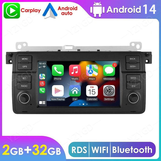 Android CarPlay Car Radio for BMW for MG ZT 2001-2005 GPS Navi Stereo Screen 2+32G