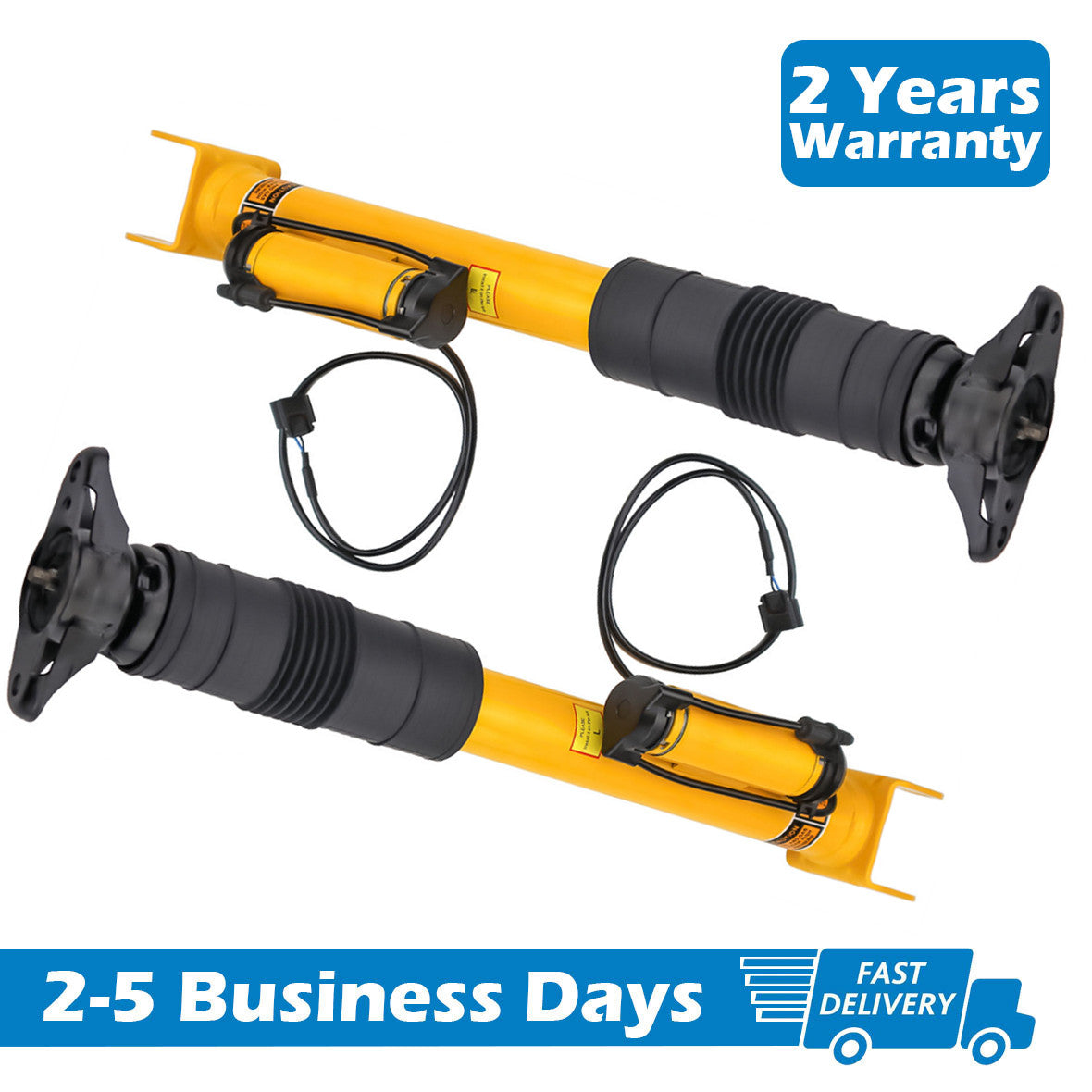 2x Rear Shock Struts Assembly ADS Fits for Jeep Grand Cherokee SRT Laredo 12-15