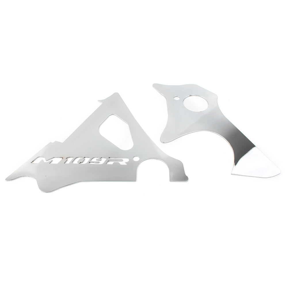 for Suzuki BOULEVARD M109R M1800R Chrome Engine Side Cover Frame Fillers Keyhole