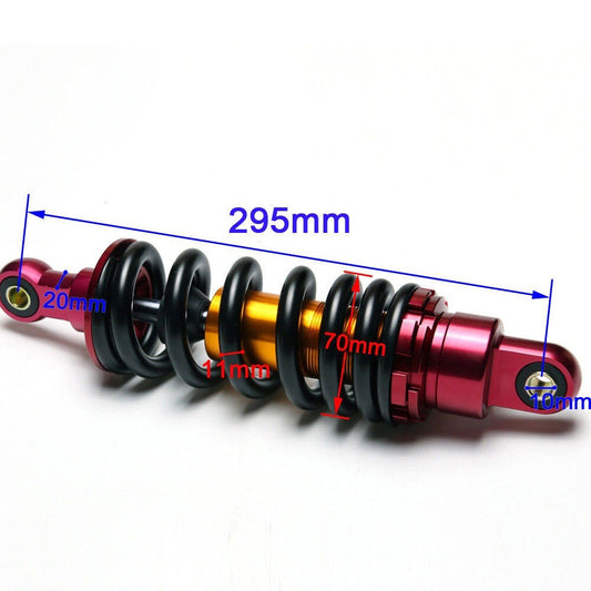 295mm 11.6-inch rear shock absorber for 140cc, 150cc, and 160 liters. Apollo SSR all-terrain bicycle.