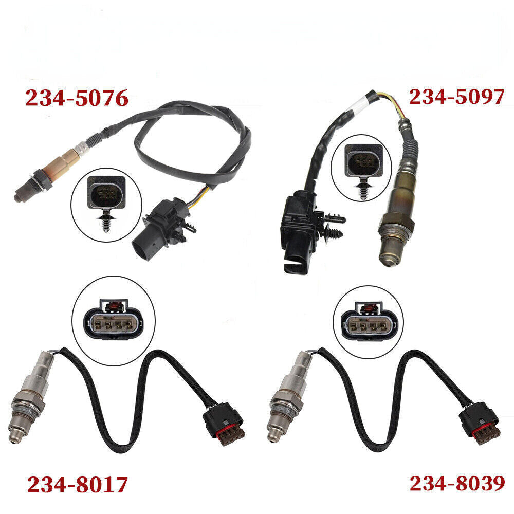4X Up+Downstream Oxygen O2 Sensor For 2016-2019 for Ford Transit-150 250 350 3.5L V6