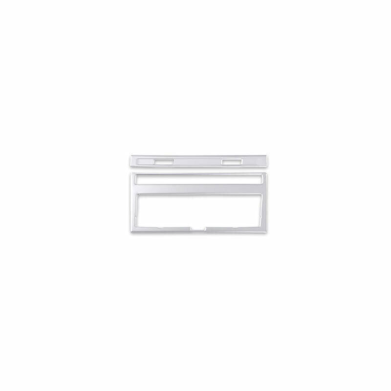 Fit for Audi A6 08-2011 Silver Steel Inner Console Volume CD Switch Panel Trims