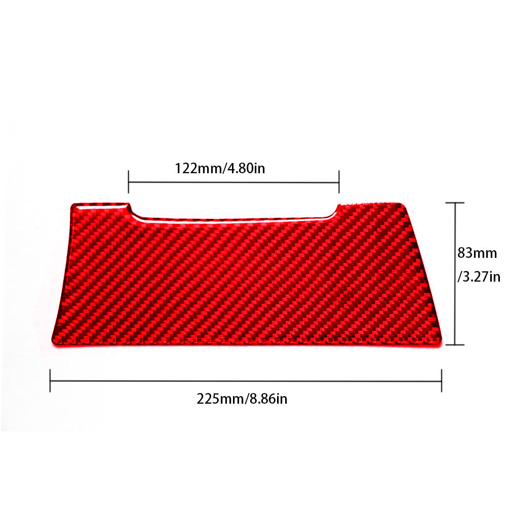 Carbon Fiber Interior Ashtray Panel Cover Trim for VW for Golf 7 GTI MK7 2013-2017