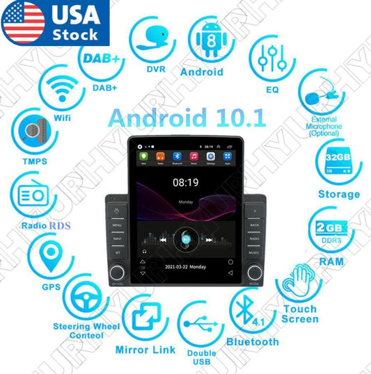 2+32GB 9.5Car Stereo Radio for Dodge for Chrysler for Jeep Android 10.1