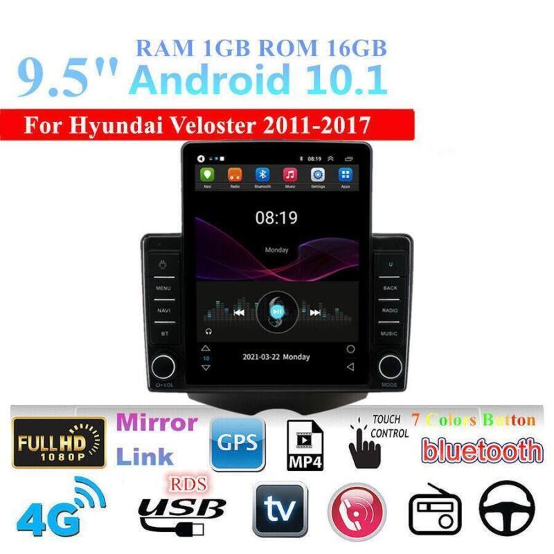 9.5 For 17 for HYUNDAI for VELOSTER Android 10.1 Car Stereo Radio Navi GPS 2011-20