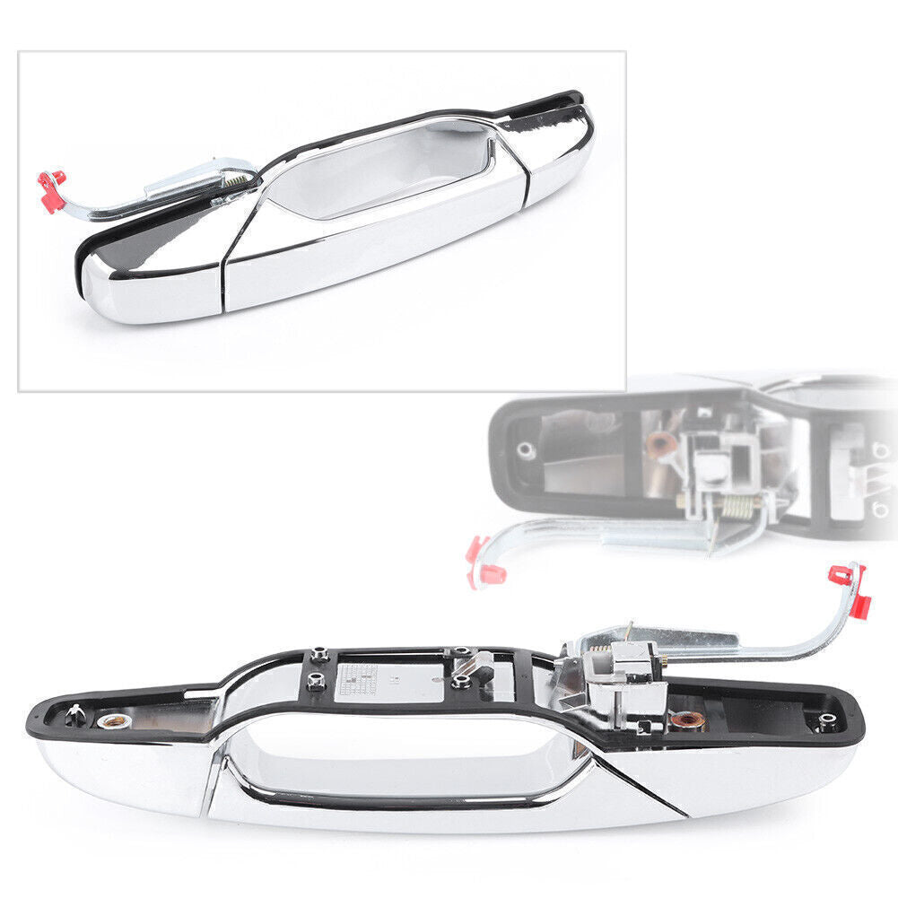 Door Handle Exterior Rear Right for GMC for Cadillac for Escalade Base 2007-2013 Chrome
