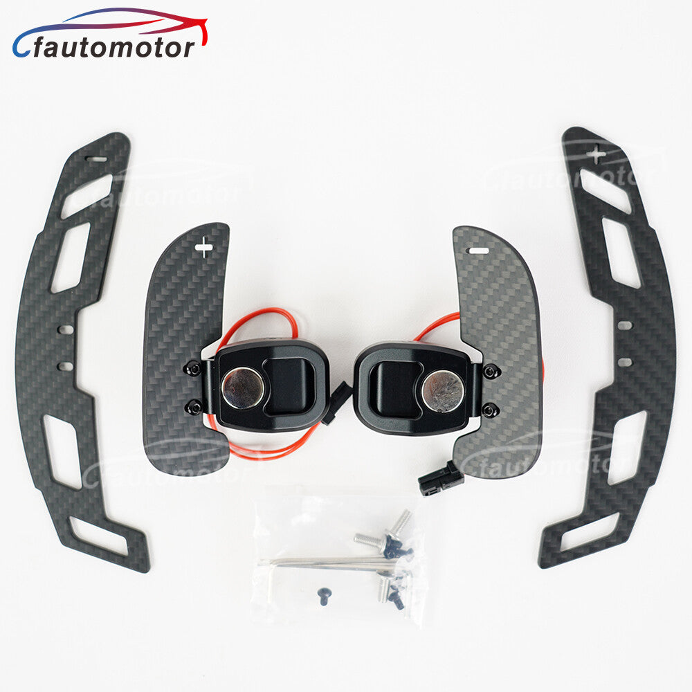 Magnetic Carbon Fiber Shift Paddles for 2016+ for Benz CLA GLE GLA GLS E Class