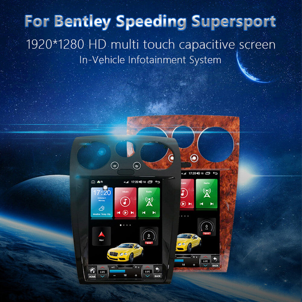 12.1 Android 10.0 Radio Vertical Screen GPS for Bentley 2004-2011