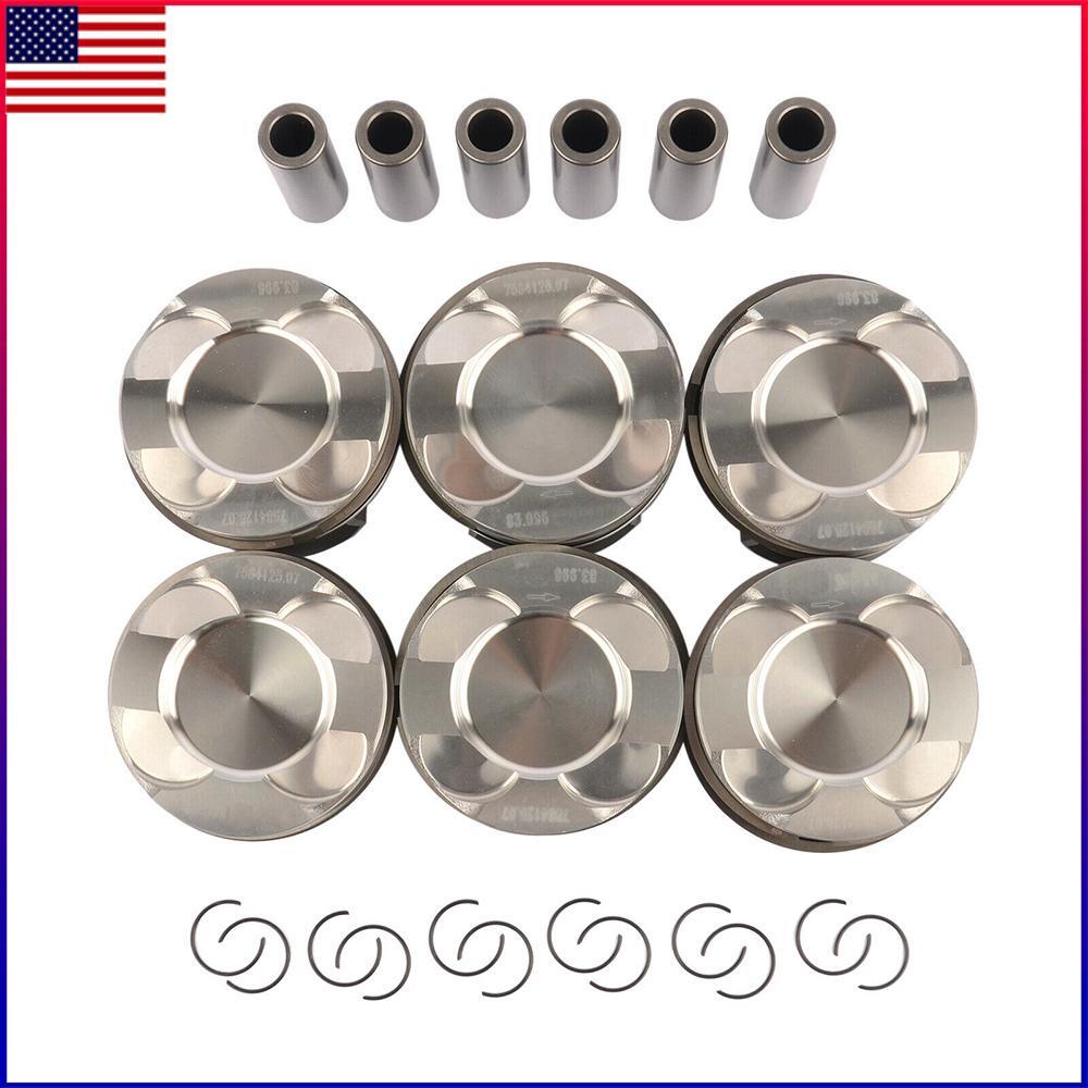 6X Engine Piston  Rings Kit for BMW M235i / M235i xDrive 2013-2016 F22 F23 F87