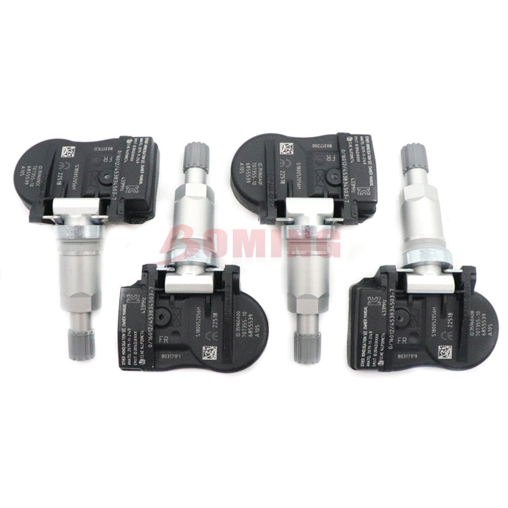 4x TPMS Tire Pressure Monitor Sensor 6855539 for BMW F20 3ER F30 4ER X5 TPM222