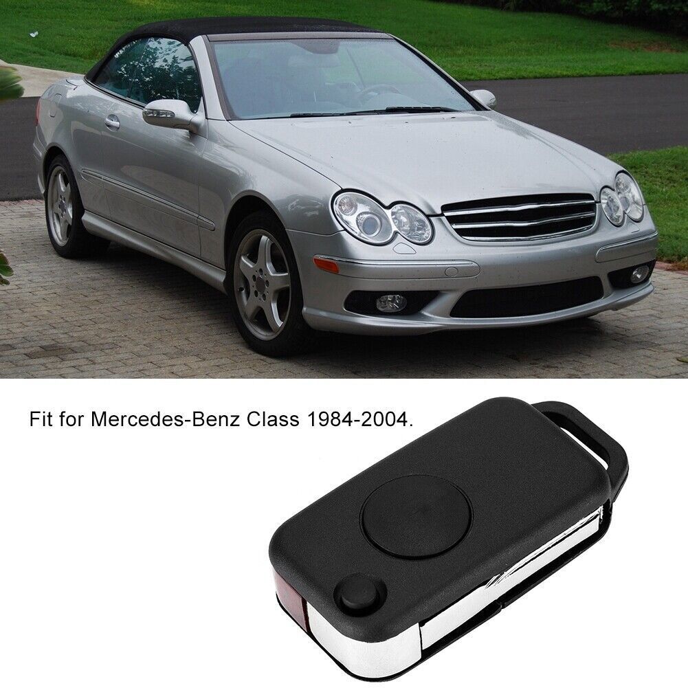 Flip-top button remote key chain case cover suitable for Mercedes-Benz Class 1984 - 2004