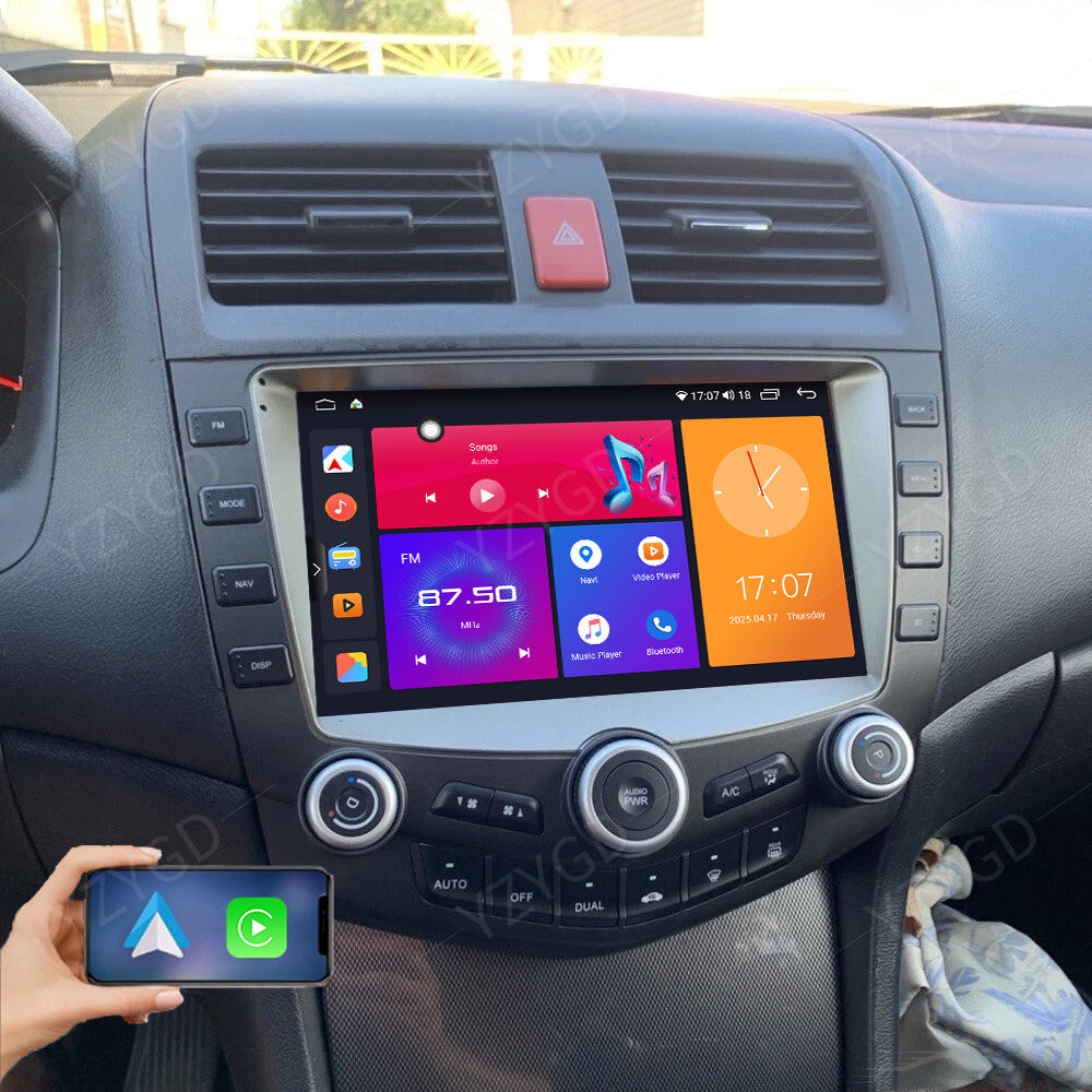 9 for Honda for Accord 2003-2007 Android Auto Carplay Car Radio GPS Stereo Screen