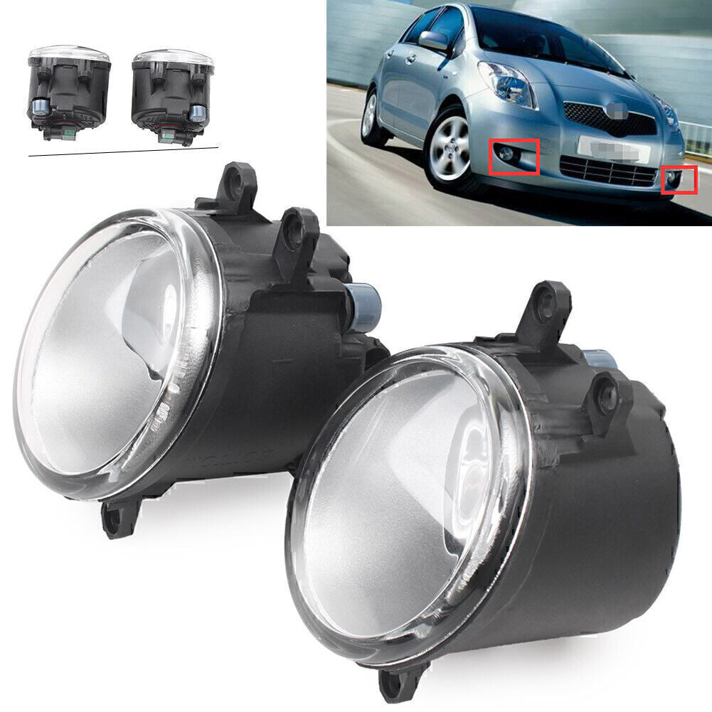 Fog Driving Lights Bumper Fog Lamp Kit for Toyota Yaris Hatchback 2006-2008 2007