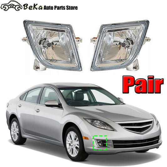 2 pieces for Mazda 6 2009 2010 GV7D-51-690A LHRH side fog lights with bulbs