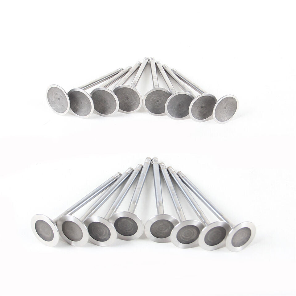 16 Engine Intake and Exhaust Valves for BMW 120i, 320i, E87, E90, E91, E92, E84, N46