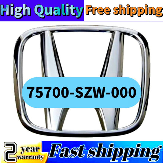 new, front grille badge 75700-SZW-000, suitable for 2016-2018 for Honda Pilot models.