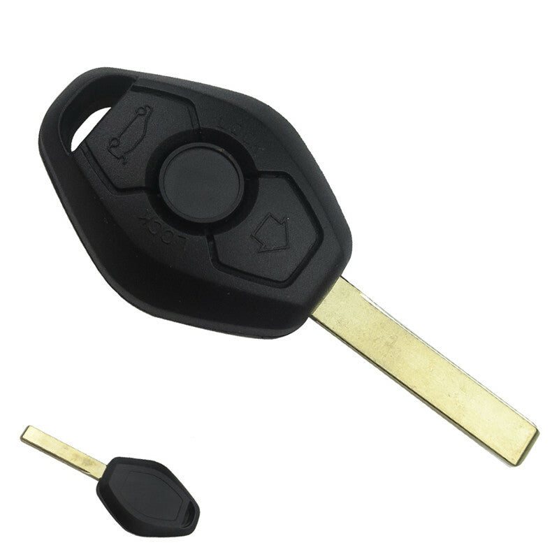 Car 3 Button Uncut 315MHz or 433MHz Key Remote Shell Case