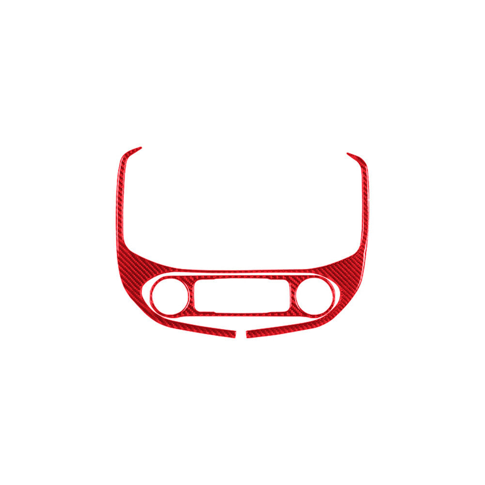 Red Central Control Display Trim for Chevrolet Colorado for GMC for Canyon 2015-2022