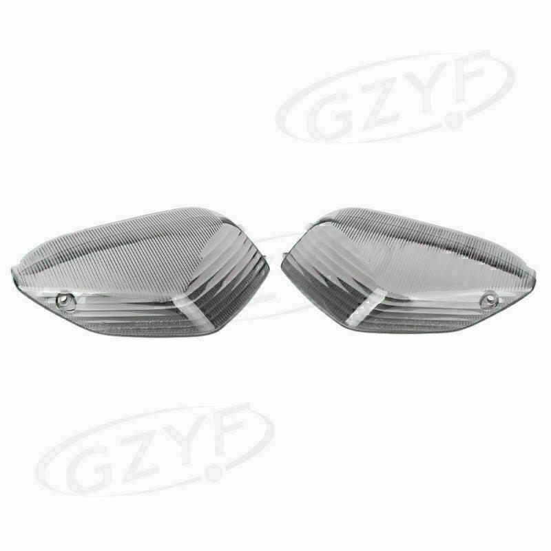 Rear Smoke Turn Signals Indicator Blinker Lens for Kawasaki ZX14R 2006-07