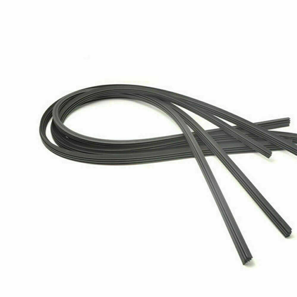 1 x Pair Universal 28 Car Bus Silicone Frameless Windshield Wiper Blade Refills