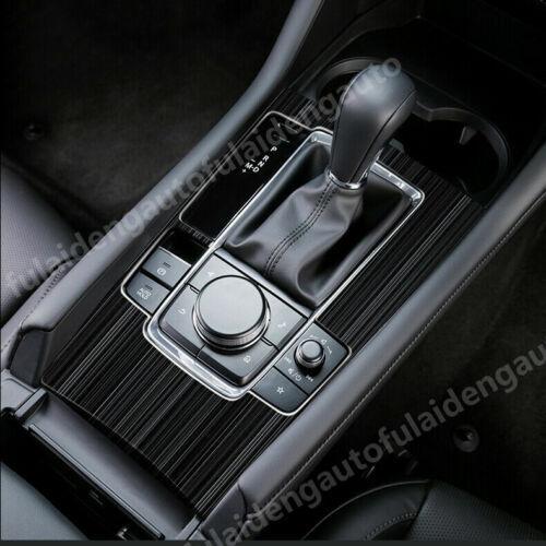 for Mazda 3 Axela 2019-2023 Black Titanium Inner Gear Shift Box Panel Cover Trim