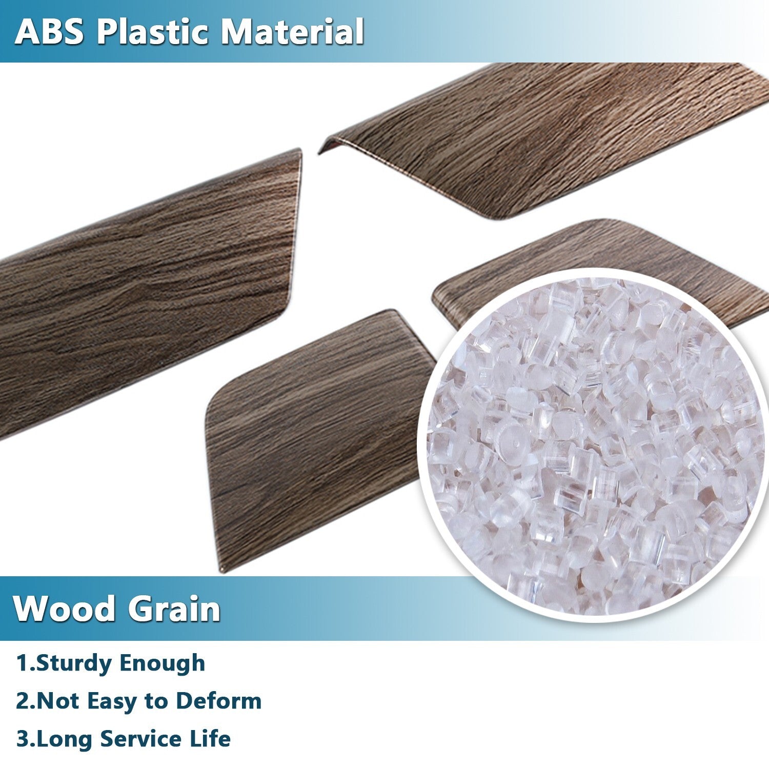 Wood Grain Front Rear Inner Door Panel Cover Trim for Ford F150 2021 2022 2023