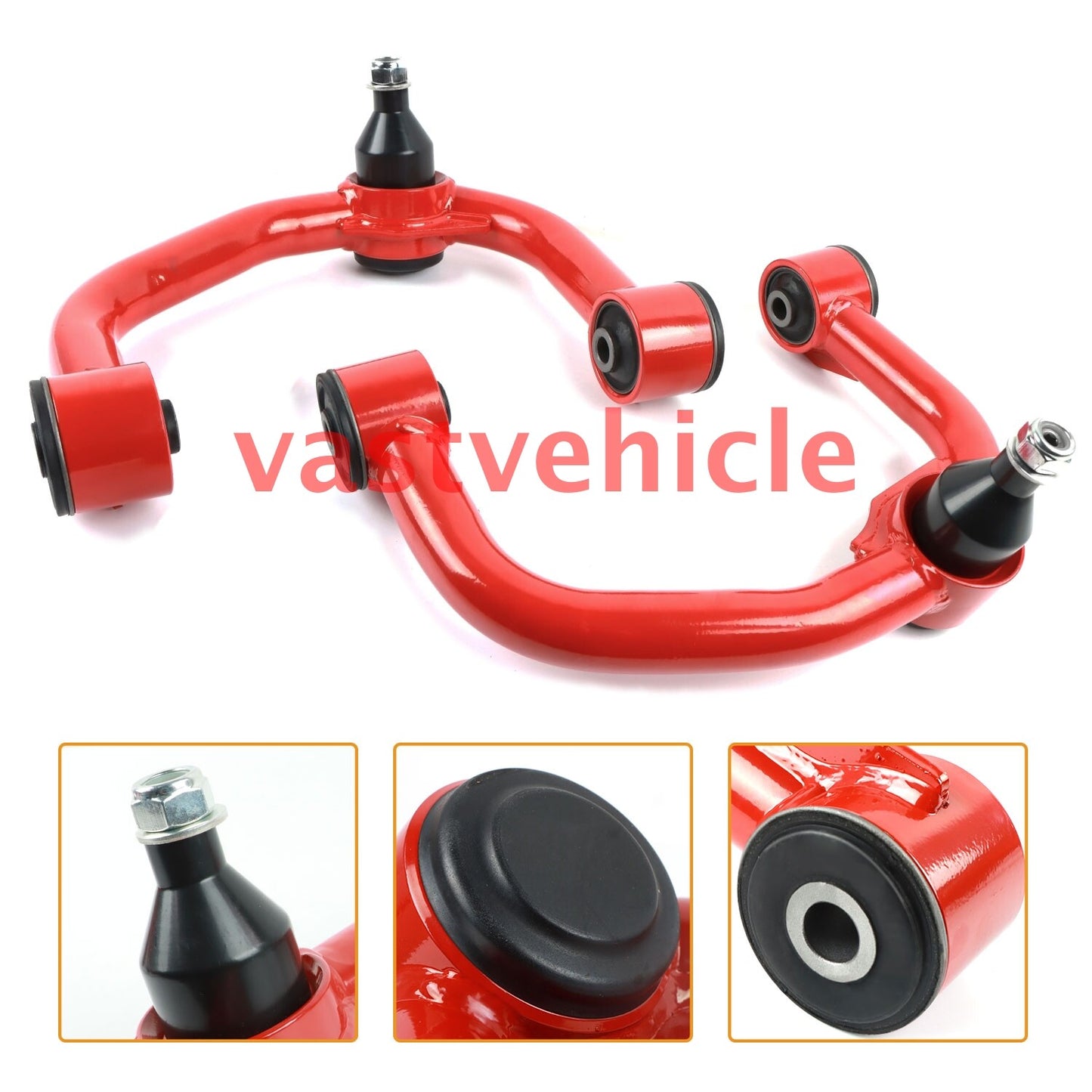 RED 2-4 Lift Front Upper Control Arms for 04-20 2008 for Ford F-150 4WD vastvehicle