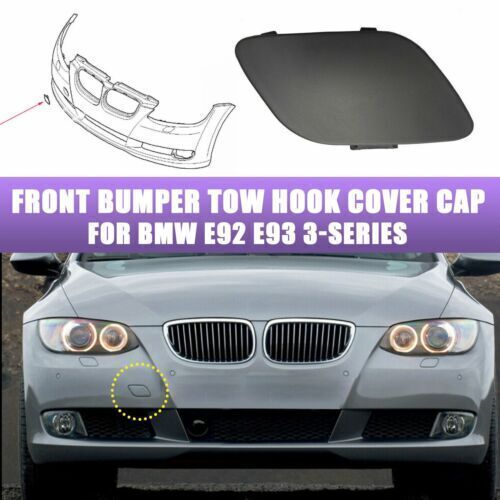 2-piece front bumper tow hook cover for BMW E92/93 3 Series 06-09 models