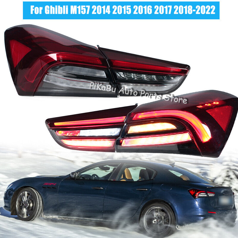 1 Set LED Tail Light Rear Stop Lamp For Ghibli M157 2014 2015 2016 2017-2022