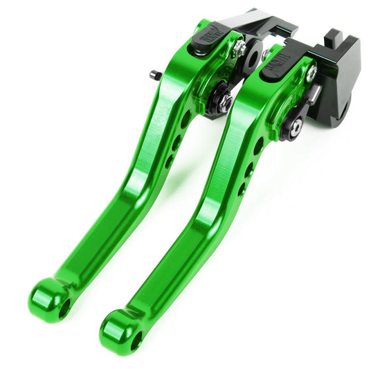 for Kawasaki ZX10R 2006-2015 ZX6R/636 2007-2018 Short Clutch Brake Levers US CNC