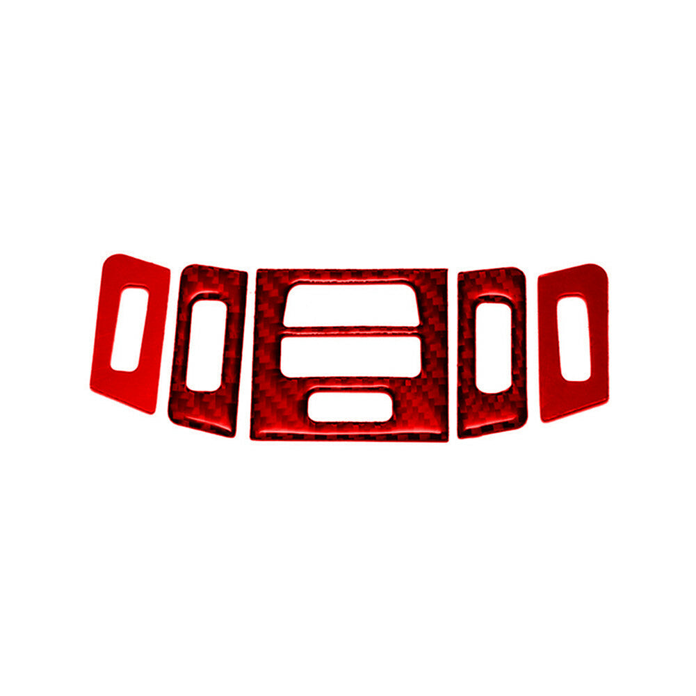 Red carbon fiber interior vent cover trim suitable for BMW 3 Series, E90, E92, E93 (2005-12-)