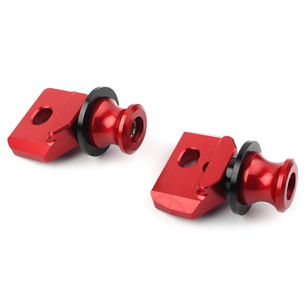 Motor Chain Adjustment Bracket Screw Rocker Reel Slider Fit for HONDA CB650R Red