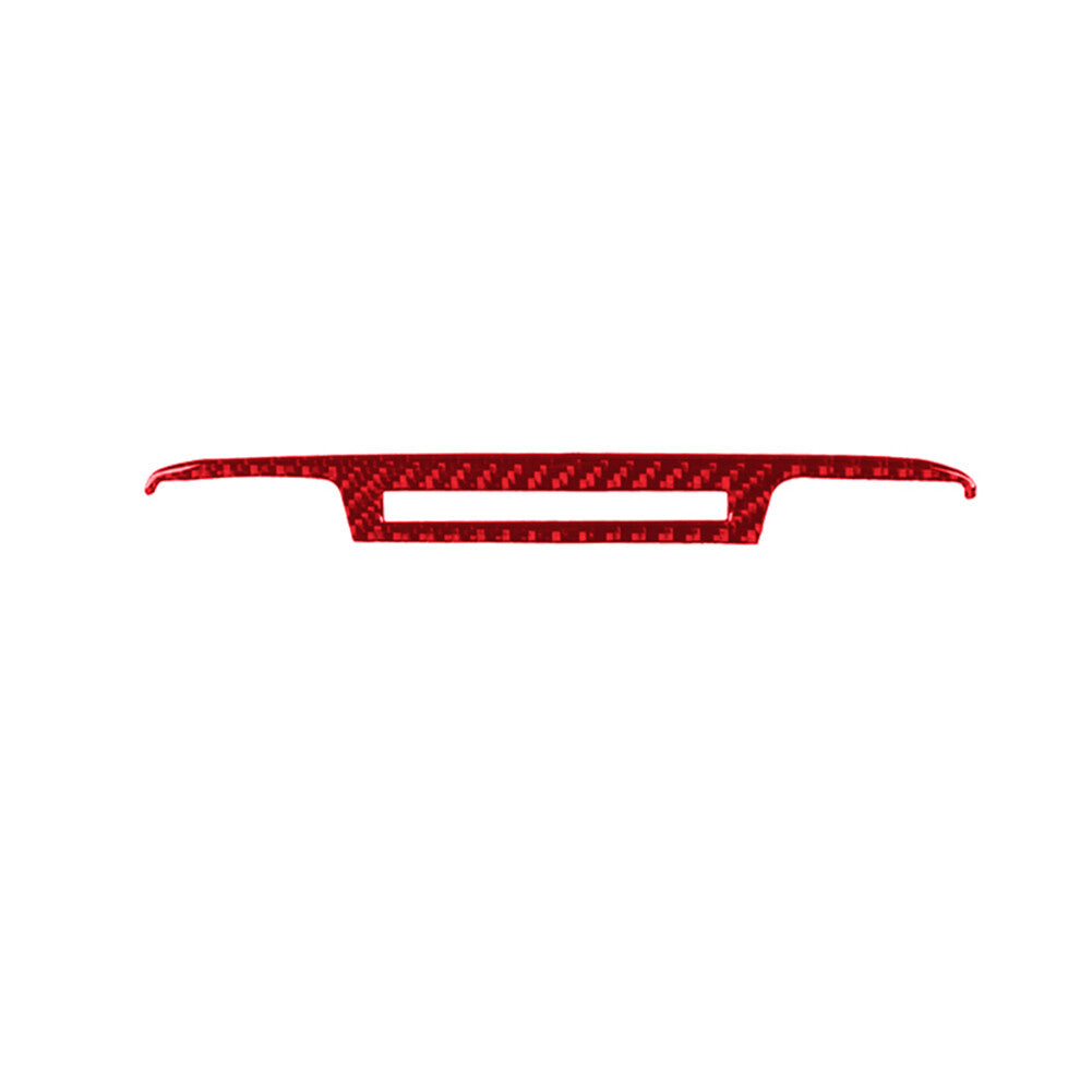 Red Carbon Fiber Above Climate Control Cover Trim for Toyota Supra A90 2019-2022