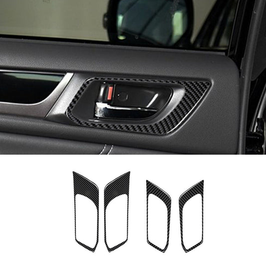 Carbon Fiber Door Handle Cover Trim for Subaru Outback Legacy 2015-2017 Type B