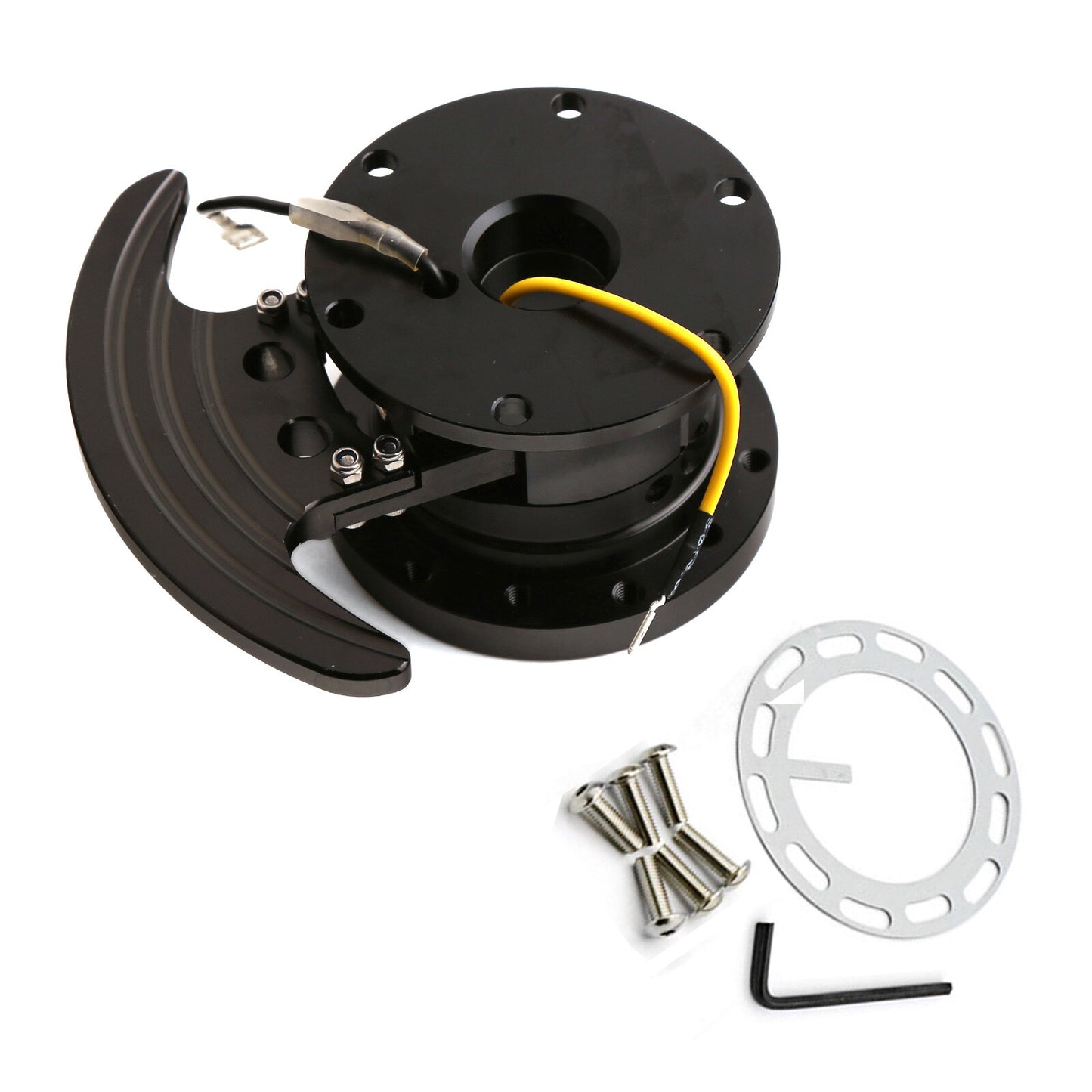 2.4 Extend Aluminum Black Steering Wheel Quick Flip Tilt Up Kit for Honda for Acura